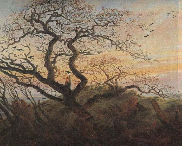 Caspar David Friedrich Tree with crows